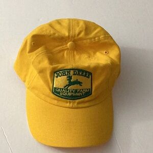 NWOT John Deere Cotton Cap Mustard Yellow